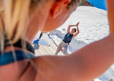 Yoga au Pic Blanc