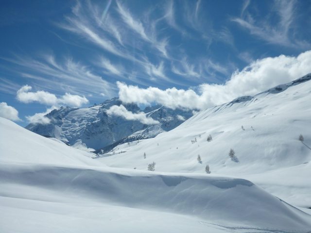 Vue hivernale