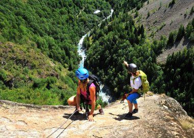 Via-ferrata de Saint-Christophe-en-Oisans – Tronçon 1