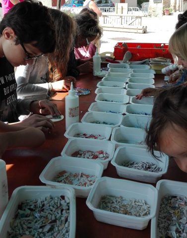 ateliet d&rsquo;initiation à la mosaique