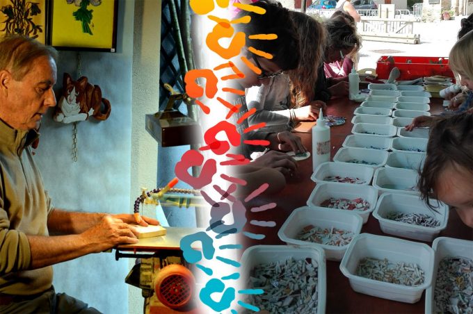 visuel atelier chantournage et mosaique