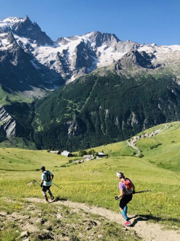 trail balcons de la Meije