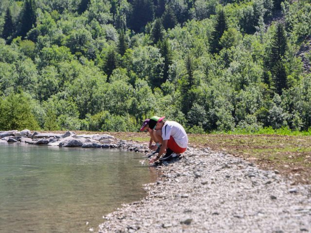 Bassin et théâtre de verdure_Vaujany