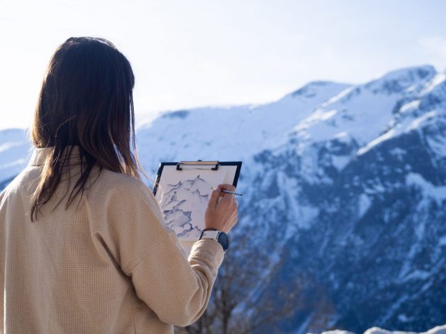 Atelier – Découverte de l&rsquo;aquarelle : croquez la montagne !_Villard-Reculas