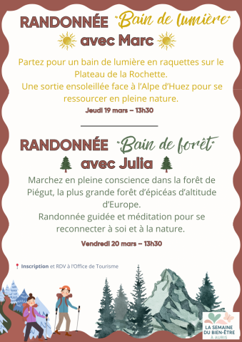 Randonnée accompagnée « Bain de lumière »_Auris-en-Oisans