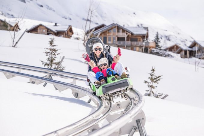 Luge sur rail_Alpe d&rsquo;Huez