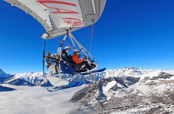 Baptême de l&rsquo;air Ulm pendulaire – Photographie aérienne_Alpe d&rsquo;Huez