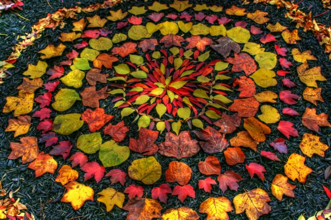 Fresque nature – Land art_Oz-en-Oisans