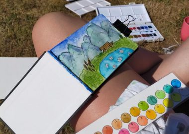 Aquarelle de plein air