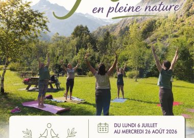 Élément YOGA Oisans – Yoga en pleine nature été 2026.