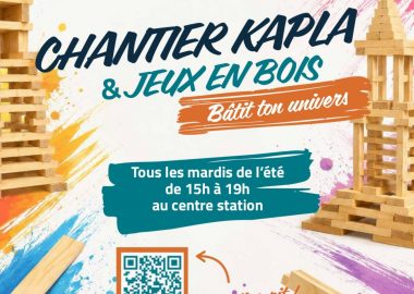 Constructions géantes et jeu en bois