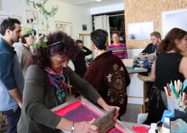 Stage de sérigraphie – Atelier Do it yourself avec L&rsquo;Ile de Dante