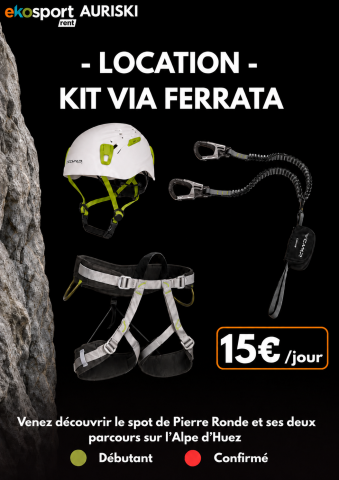 Kit Via ferrata Ekosport auris
