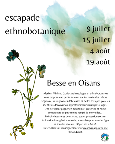 ESCAPADE ETHNOBOTANISTE_Besse-en-Oisans