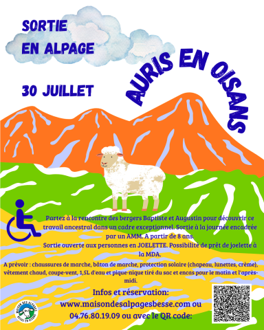 Sortie en alpage – À la rencontre du berger – Auris-en-Oisans