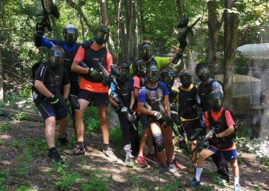 Paintball en forêt
