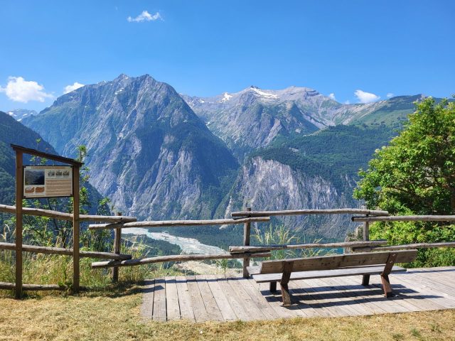 Point de vue depuis le parcours d&rsquo;orientation
