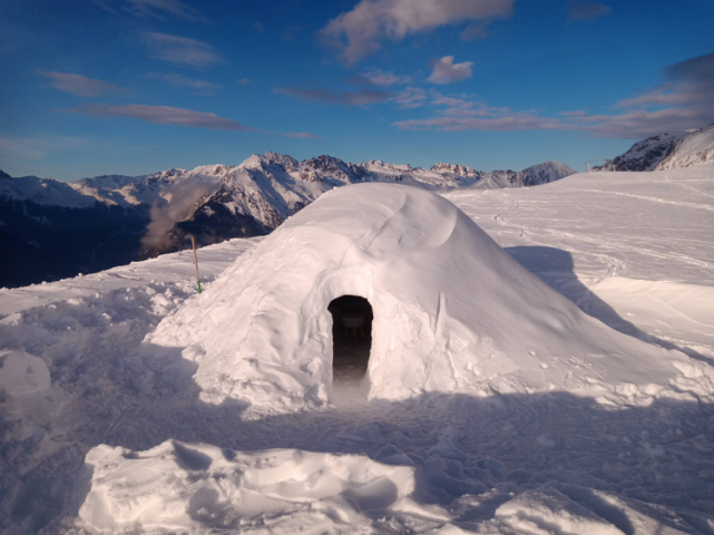 Randonnée gouté à l&rsquo;igloo_Alpe d&rsquo;Huez