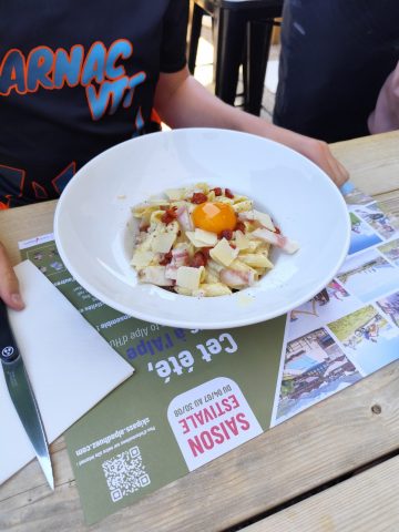 Pates italienne à la carbonara