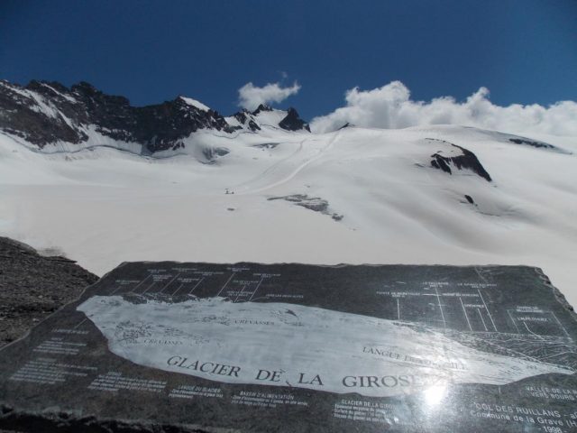 Table d&rsquo;orientation – Glacier de la Girose – La Grave